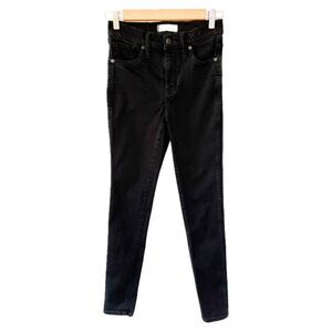 Madewell Black 10" High Rise Skinny Jeans Size 26